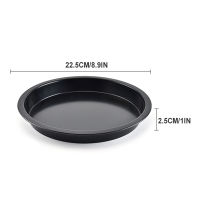 Easy To Use Kitchen Storage Barbecue Dish Pizza Pan Round Bake Carbon Steel Pizza Plate Baking Non-stick Cake Bakeware Pan