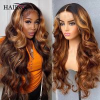 13x6 Highlight Hd Lace Frontal Wigs Honey Blonde Lace Front Wig Body Wave Glueless Human Hair Wigs For Women 360 Full Lace Wig Wig  Hair Extensions Pa