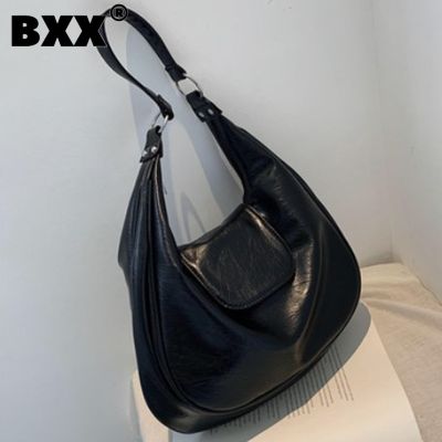 [BXX] สะพายข้างความจุขนาดใหญ่กระเป๋าสะพายไหล่สำหรับกระเป๋าใบใหม่แฟชั่นของผู้หญิง2023 8Q02