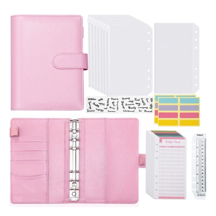 A6 Budget Binder with Zipper Envelopes, Budget Planner Book Money ...