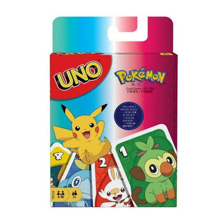 uno-pokemon-108-pcs-การ์ดเกมเกมกระดานของเล่นสำหรับของขวัญเด็ก-รวม-2-กฎพิเศษ