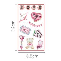 20 Sheet S Day Temporary Tattoo Valentines Heart Tattoo Sticker for Kids Boy Girls Gift S Day