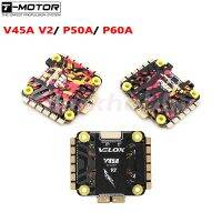 T-MOTOR VELOX P V45A V2 4In1 P50A ESC 3-6S Lipo 32BIT 10V/2A BEC Regolatore Di Velocità Bhleli 30.5X30.5Mm ต่อบังคับวิทยุ FPV โดรนแข่ง