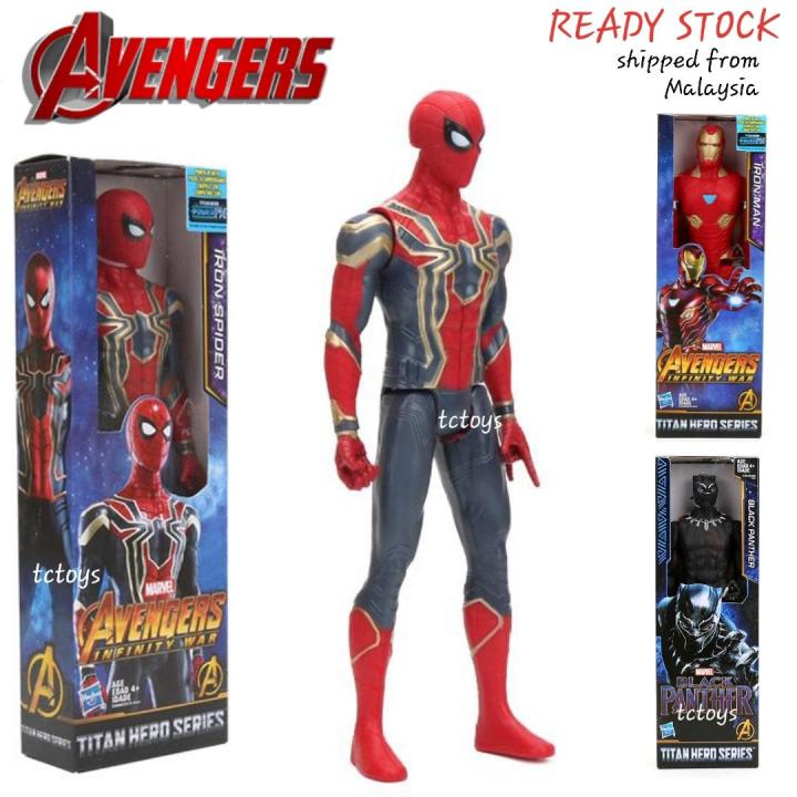 MARVEL AVENGERS TITAN HERO SERIES FIGURE 30CM INFINITY WAR ENDGAMES  SPIDERMAN IRONMAN HULKBUSTER FIGURES SUPERHERO ACTION FIGURE TOYS Toys for  boys | Lazada