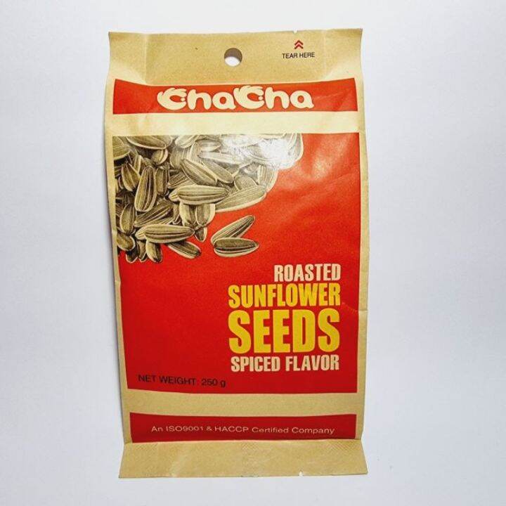 CHACHA Roasted Sunflower Seeds Spiced Flavor 250g | Lazada PH