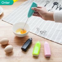 ?READY STOCK?Mini Hand-Held Electric Stainless Steel Milk Frother Mixer Whisk Egg Beater Tool