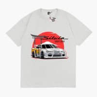 เสื้อยืดคอตตอนฤดูร้อน T Shirt NISSAN SILVIA S15 LBWK LIBERTY WALK เสื้อยืดลำลองฤดูร้อน เสื้อยืดคอตตอนฤดูร้อน S-5XL