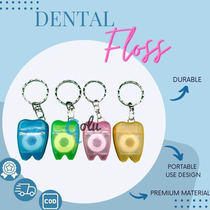 Dental floss key chain oral hygiene floss starter Lazada PH
