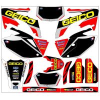 Motorcycle CRF 250X Graphics Stickers Emblems DECALS For Honda CRF250X 2004 2005 2006 2007 2008 2009 2010-2015 2016 2017 2018 19