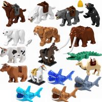 Locking Animals Scorpion Suit Bear Tiger Shark Horse Building Block Toys For Children Compatible With Locking Animals Kids Gifts