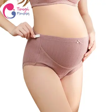 4PCS Maternity Knickers Adjustable High Cut Cotton Over Bump Underwear  Panties
