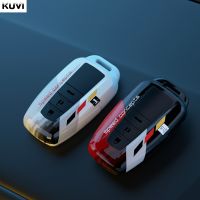 ฝาครอบเคส Kunci Remote Mobil ABS Fob สำหรับ Toyota Prius Camry Corolla CHR C-HR RAV4 Land Cruiser Prado Altis Key Protect Holder