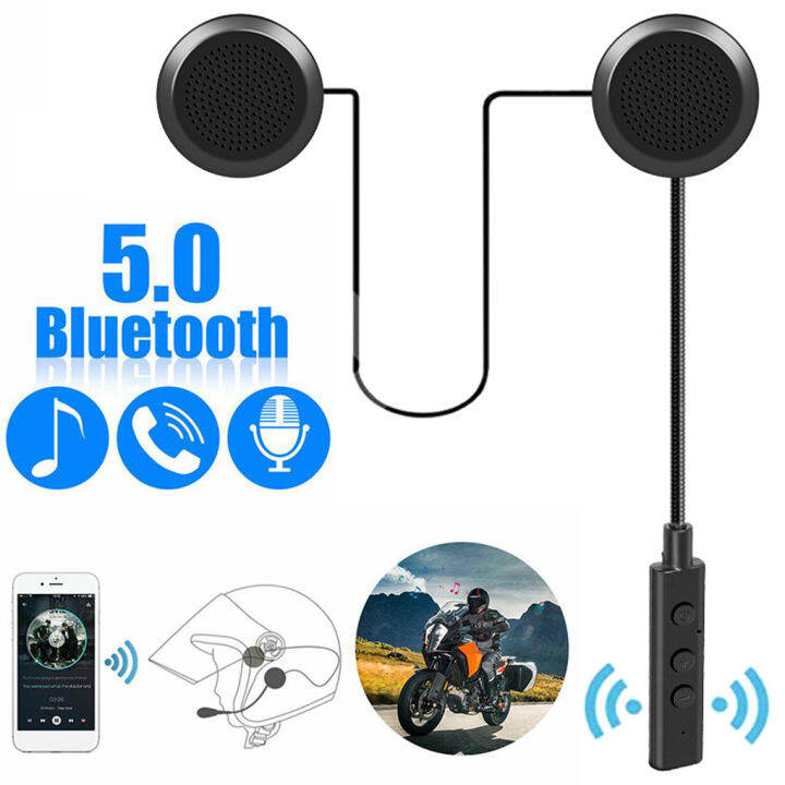 Bluetooth 5.0 Motorcycle Helmet Headset Wireless Riding Headphone