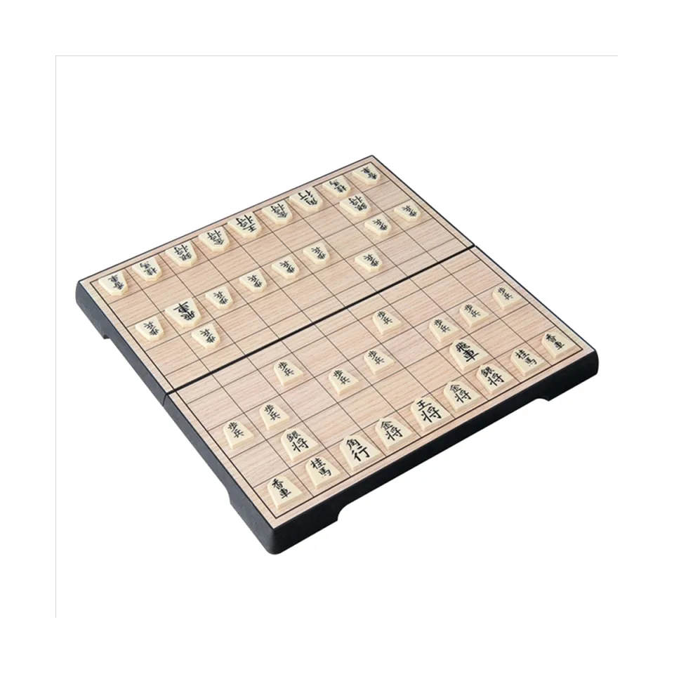 Shogi Japanese Chess Magnetic Travel Game Set - 9.6-Inch