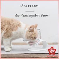 ชามอาหารสัตว์เลี้ยง อุปกรณ์สัตว์เลี้ยง แบบคู่/แบบเดี่ยว Pet bowl