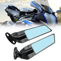 Motorcycle Mirror Modified Wind Wing Adjustable Rotating Rearview Mirror Moto Accessories For YAMAHA YZF R6 R1 R25 R3 R125 R15