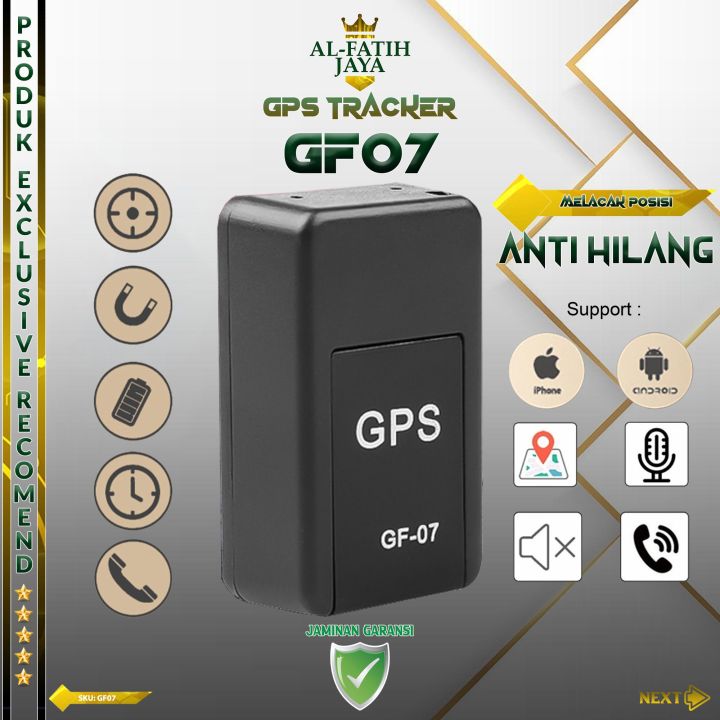 GF07 GPS Tracker Mini Alat Tracking Location Posision Gps Locator ...