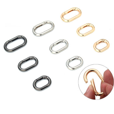 Oval Buckle For Handbags Accessories Egg-Shaped Buckle For Suitcases Bag Hardware Accessories Egg Buckle Oval Spring Buckle For Bags Zinc Alloy Egg Buckle For Luggage