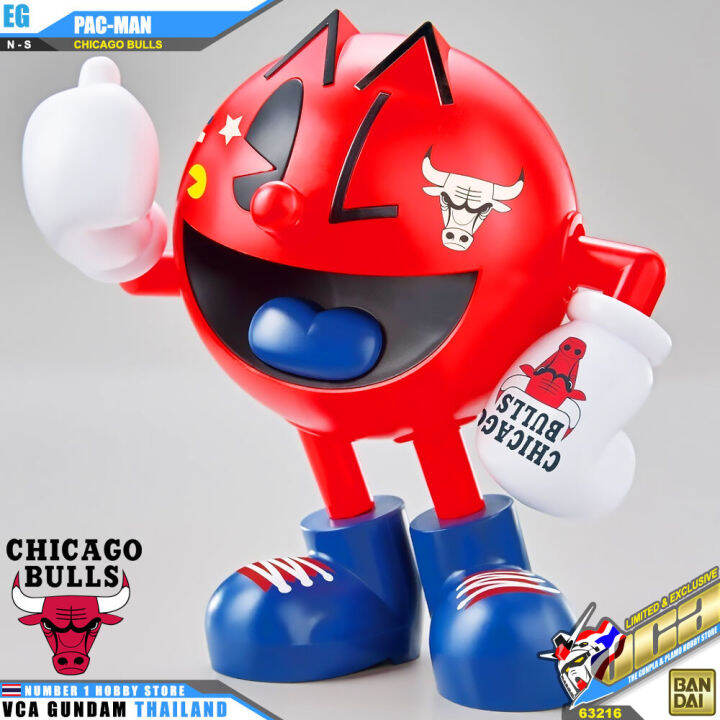 bandai-entry-grade-eg-pac-man-pac-man-chicago-bulls-nba-basketball-team-โมเดล-แพ็คแมน-vca-gundam