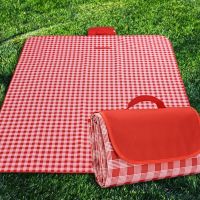 New 200x 200cm Waterproof Folding Outdoor Camping Mat Widened Picnic Mat Lattice Beach Blanket Baby Multiplayer Sleeping Pads