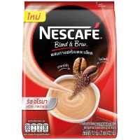 SuperSale63 เนสกาแฟ 27 ซอง เบลนด์ แอนด์ Nescafe Blend &amp; Brew กาแฟปรุงสำเร็จผสมอาราบิก้าคั่วบดละเอียด 17.5 กรัม 27 ซอง สีแดง 27 ซอง