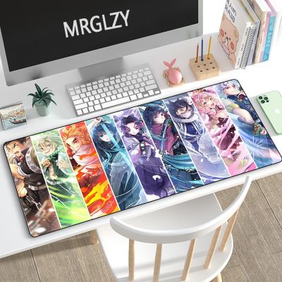 Anime Kimetsu No Yaiba แผ่นรองเม้าส์ Big Demon Killer Table Pad