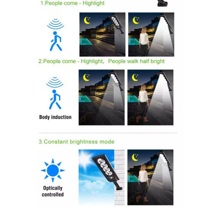 ไฟถนนโซล่าเซลล์เปิดปิดอัตโนมัติ-พร้อมรีโม-cob-solar-กันน้ำ-ติดตั้งง่าย-ค่าไฟฟรี-ไฟนอกอาคาร-โคมไฟติดถนน-โคมไฟสนาม