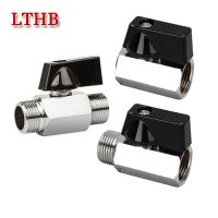 ❅┇✤ Mini Brass Ball Valve Speed Control 1/8 1/4 3/8 1/2 BSP Threaded Male To Female Air Compressor Water Gas Oil Valve Regulatio