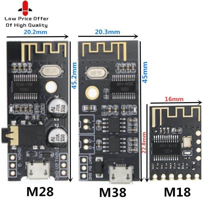 MH-MX8 Wireless Bluetooth MP3 Audio Receiver Board Module BLT 4.2 Mp3 ...