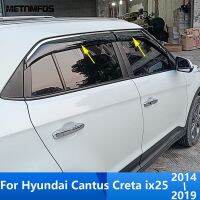 กระบังหน้าต่างสำหรับ Hyundai Cantus Creta Ix25 2014-2018 2019ม่านบังแดดช่องระบายอากาศกระจกกันฝนอุปกรณ์เสริมกันสาด