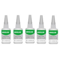 5X Uniglue Universal Super Glue Strong Plastic Glue For Resin Ceramic Metal Glass CNIM Hot