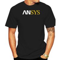 เสื้อยืดผ้าฝ้ายพิมพ์ลาย เสื้อยืด แบบนิ่ม พิมพ์ลาย Ansys Engineeringจําลอง สําหรับผู้ชาย  P7EU