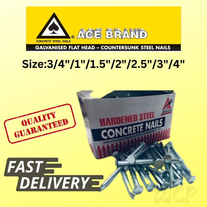 CONCRETE NAIL / WALL NAIL / PAKU SIMEN/ PAKU DINDING / PAKU BATU Lazada