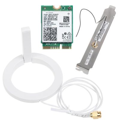 For Intel 9461NGW WiFi Card+Baffle+Antenna Kit 802.11AC M2 Key E CNVI Bluetooth 5.0 Wireless Adapter