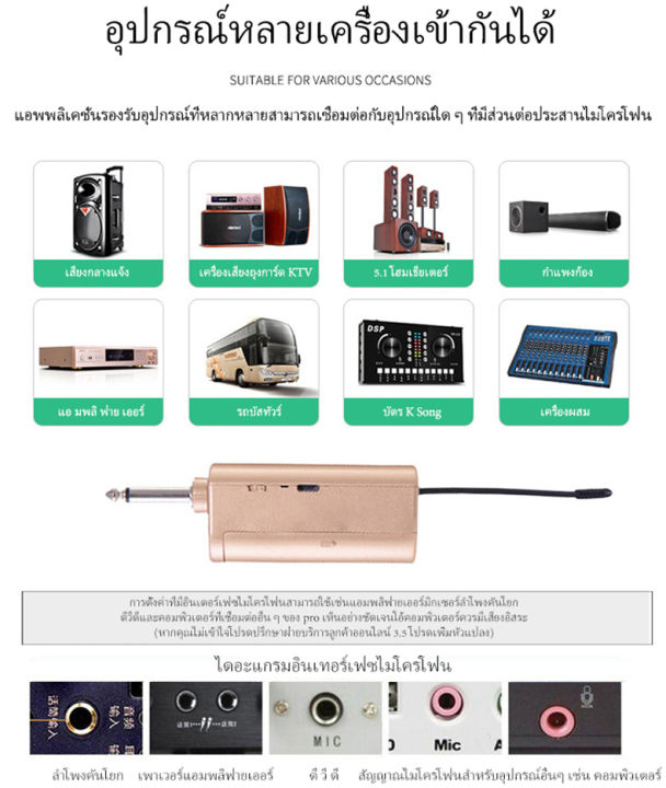 จัดส่งจากประเทศไทย-ไมโครโฟนไร้สาย-ไมโครโฟนขนาดเล็ก-ไมโครโฟนแบบพกพา-ชุดเชื่อมต่อไมโครโฟนไร้สาย-ไมโครโฟนคู่แบบมือถือ-ไมโครโฟนไร้สาย