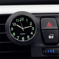 Mini Car Air Vent Digital Clock Luminous Night Light