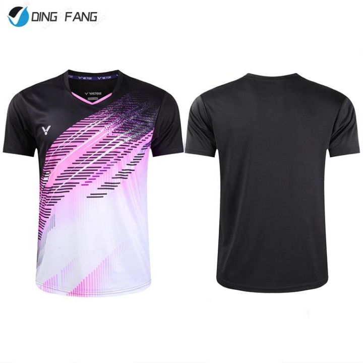 quick-dry-new-quick-drying-badminton-top-short-sleeve-3623-mens-and-womens-breathable-sports-training-clothes-match-jersey
