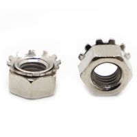 Metric Thread Nickel Steel Hexagon Hex Toothed Serrated Washer Gasket Lock Nut M3 M4 M5 M6 M8 M10 K Type Nut