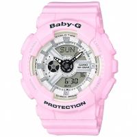 Casio Baby-G นาฬิกาสายเรซิ่นสำหรับผู้หญิง BA-110BE-4A