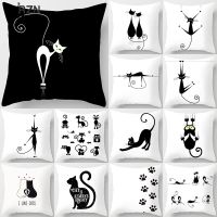 【CW】◄  Decoration Print Cushion Pillowcase Cover Sofa Office Furnishing 45X45CM