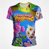 Cute Cartoon My Singing Monsters 3D Pattern T-shirt Summer Men Clothing Kids Anime Graphic T Shirts Women Short Sleeve Tees Tops