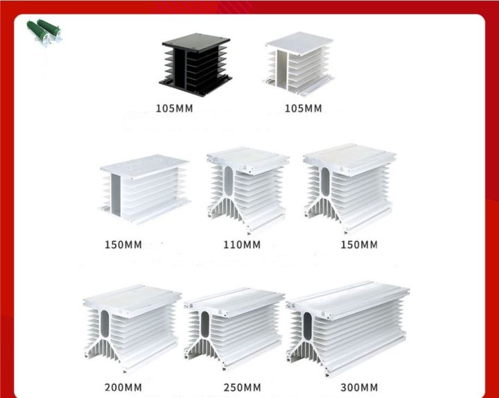 aluminium-heatsink-โซลิดสเตท-แผ่นระบายความร้อน-ซิงค์ระบายความร้อนสำหรับ-โซลิดสเตทรีเลย์-3-เฟส