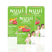 NUUI Fiberry Detox หนุย ไฟเบอร์รี่ ดีท็อกซ์ (10 ซอง x 3 กล่อง)