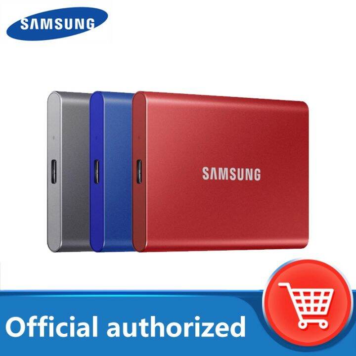 samsung T7 Portable SSD NVME 500GB 1TB 2TB External Solid State Drives PCIe Type C USB 3.2 Gen 2
