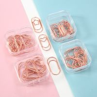 【jw】☼❈  12Pcs/Lot Metal Paper Clip Set Gold Color Bookmarks Office Binder Paperclips Planner Supplies School Stationery