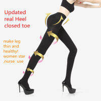 Wjt201 Professional design women slimming compression Pantyhose Gradient Real heel compressure tights