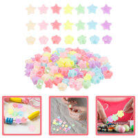 Boomss【New】 500pcs พลาสติกรูปดาวลูกปัดเครื่องประดับสร้อยคอสร้อยคอ Diy สร้อยคอ Diy