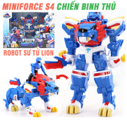 Mô hình miniforce chiến binh thú đồ chơi trẻ em mô hình siêu nhân Volt và
