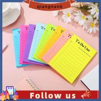 QIANGNAN6 50 Sheets/Book อุปกรณ์สำนักงานโรงเรียน สมุดวางแผนรายสัปดาห์รายวัน รายการตรวจสอบ รายการช้อปปิ้งช้อปปิ้ง สิ่งที่ต้องทำ แผ่นบันทึกย่อ กระดาษโน้ตแปะ แผ่นจดบันทึกย่อ ข้อความบันทึกย่อ