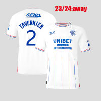 เสื้อฟุตบอล23/24ออกไปจากร้านเหล้า23-24ชุดอุปกรณ์ฟุตบอล2023/2024ทีม RANGERS Away JR MORELOS เสื้อฟุตบอลชาย